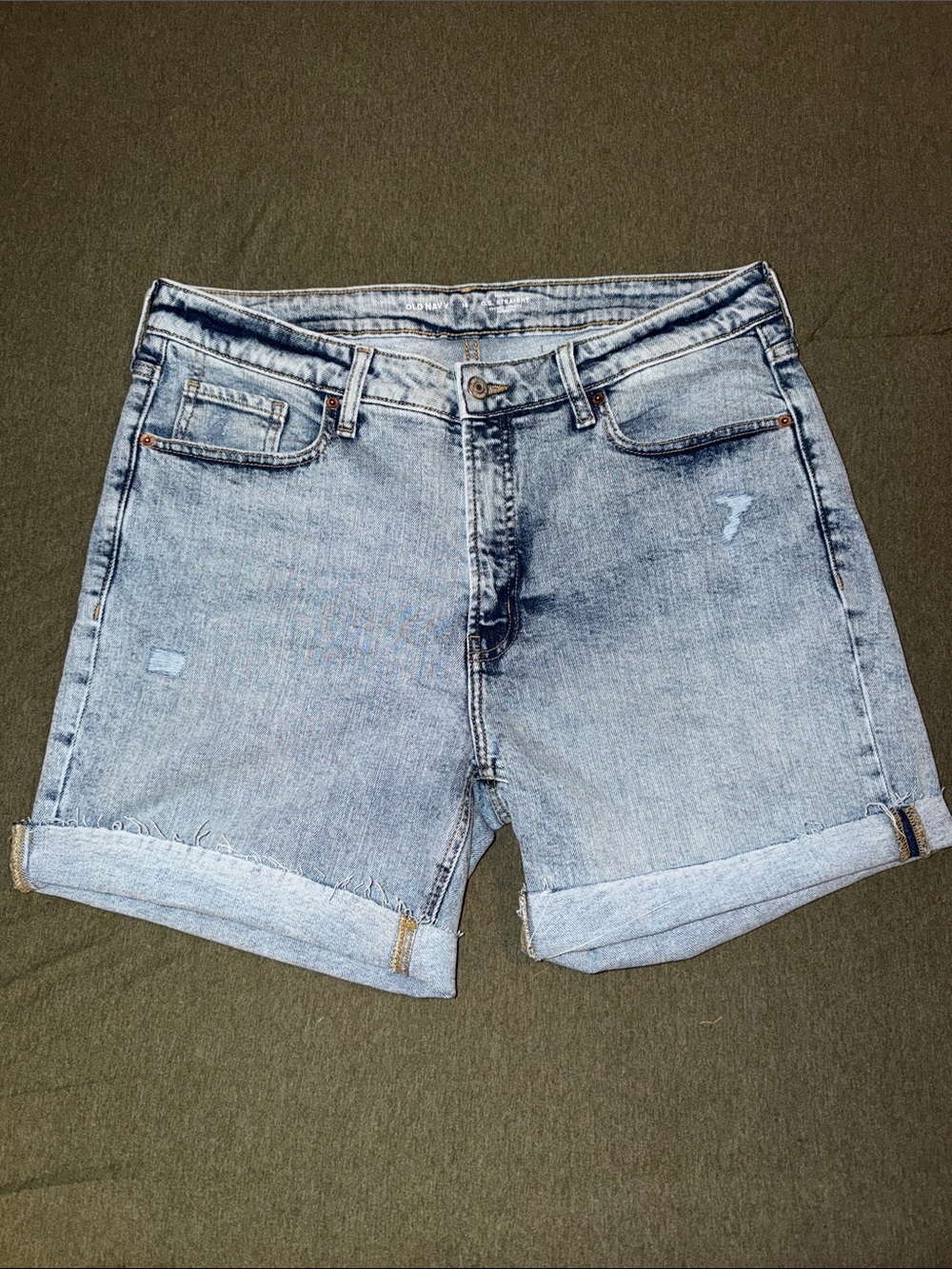 Old Navy High Rise OG Straight denim shorts 14
